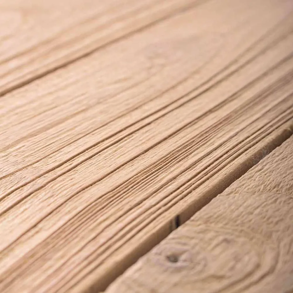 Mesa extensible de diseño de jardín de madera para 6 personas Homemotion - Hunter Viadurini