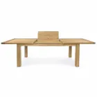Mesa extensible de diseño de jardín de madera para 6 personas Homemotion - Hunter Viadurini