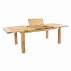 Mesa extensible de diseño de jardín de madera para 6 personas Homemotion - Hunter Viadurini