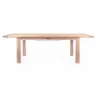 Mesa extensible de diseño de jardín de madera para 6 personas Homemotion - Hunter Viadurini
