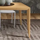 Mesa extensible en madera maciza de fresno Made in Italy - Judit Viadurini