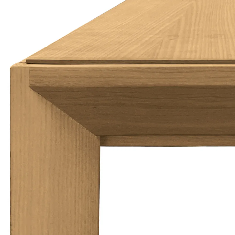 Mesa extensible en madera maciza de fresno Made in Italy - Judit Viadurini