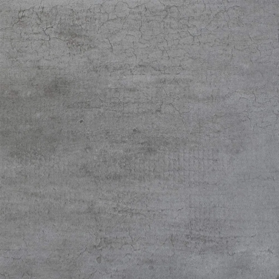 Mesa Extensible en Madera de Melamina y Bajo de Hierro Antracita - Sassone Viadurini