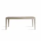 Mesa extensible en nogal gris natural, diseño moderno Matis Viadurini