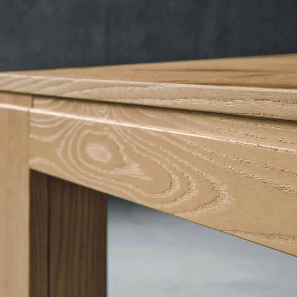 Mesa extensible de madera de roble Made in Italy - Sondrio Viadurini