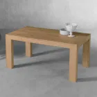 Mesa extensible de madera de roble Made in Italy - Sondrio Viadurini