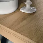 Mesa extensible de madera de roble Made in Italy - Sondrio Viadurini