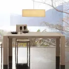 Mesa extensible en melamina y mdf moderno Jesi Viadurini