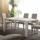 Mesa extensible en melamina y mdf moderno Jesi Viadurini