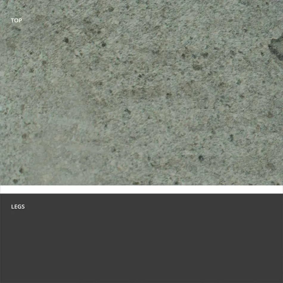 Mesa extensible moderna con tapa de gres hecha en Italia, Erve Viadurini