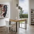 Mesa extensible moderna en madera de melamina Made in Italy - Badesi