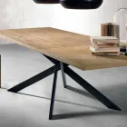 Mesa extensible moderna en madera de roble Made in Italy - Oncino Viadurini