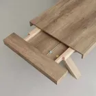 Mesa extensible moderna en melamina y Mdf Denver Viadurini