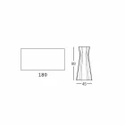 Mesa alta con tapa de Hpl y base de polietileno Made in Italy - Tinuccia Viadurini