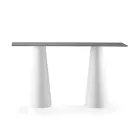 Mesa alta de exterior con tapa rectangular en Hpl Made in Italy - Forlina Viadurini