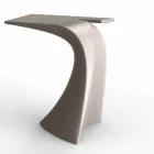 Mesa alta de exterior de diseño H 100 cm, en polietileno, Wing Vondom Viadurini