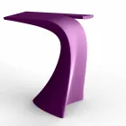 Mesa alta de exterior de diseño H 100 cm, en polietileno, Wing Vondom Viadurini