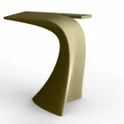 Mesa alta de exterior de diseño H 100 cm, en polietileno, Wing Vondom Viadurini