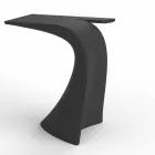 Mesa alta de exterior de diseño H 100 cm, en polietileno, Wing Vondom Viadurini