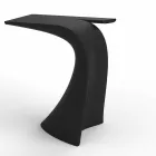 Mesa alta de exterior de diseño H 100 cm, en polietileno, Wing Vondom Viadurini