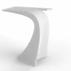 Mesa alta de exterior de diseño H 100 cm, en polietileno, Wing Vondom Viadurini