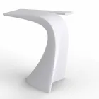 Mesa alta de exterior de diseño H 100 cm, en polietileno, Wing Vondom Viadurini