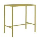 Mesa alta de jardín en acero galvanizado Made in Italy - Vesna Viadurini