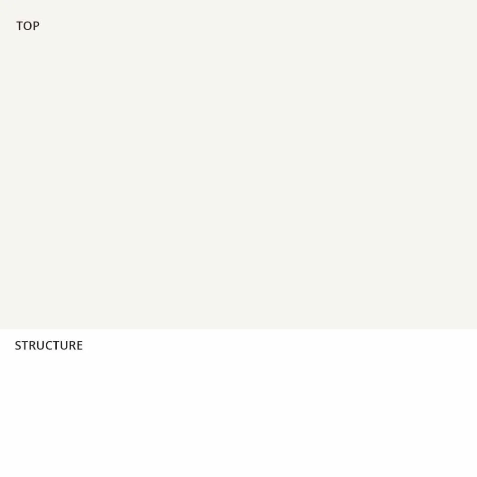 Mesa alta de polietileno con tapa redonda de Hpl Made in Italy - Tinuccia Viadurini