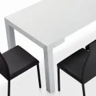 Mesa con Extensiones Internas y Borde Abatible en Laminado Made in Italy - Gordito Viadurini
