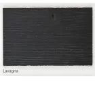 Mesa con Tapa Chapada en Roble Macizo y Base en Cristal Made in Italy - Noelia Viadurini