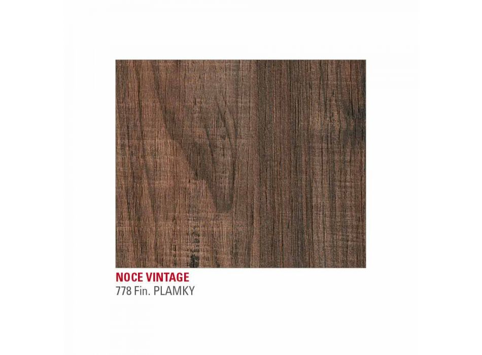 Mesa extensible hasta 334 cm efecto madera Made in Italy - Bavaria Viadurini