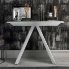 Mesa consola extensible hasta 325 cm en laminado Made in Italy - Dálmata Viadurini