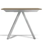 Mesa consola extensible hasta 325 cm en laminado Made in Italy - Dálmata Viadurini