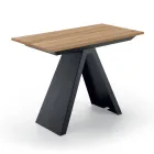 Mesa consola extensible hasta 325 cm en laminado Made in Italy - Dálmata Viadurini