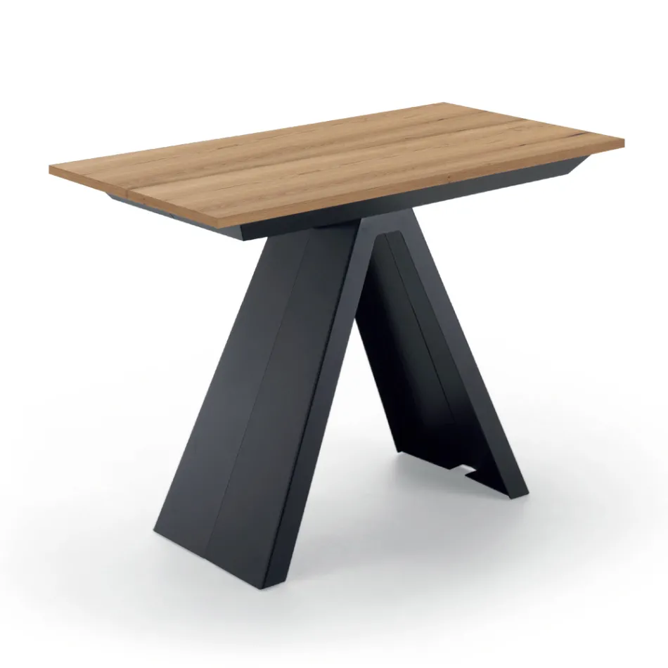 Mesa consola extensible hasta 325 cm en laminado Made in Italy - Dálmata Viadurini