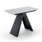 Mesa consola extensible hasta 325 cm en laminado Made in Italy - Dálmata Viadurini