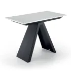 Mesa consola extensible hasta 325 cm en laminado Made in Italy - Dálmata Viadurini