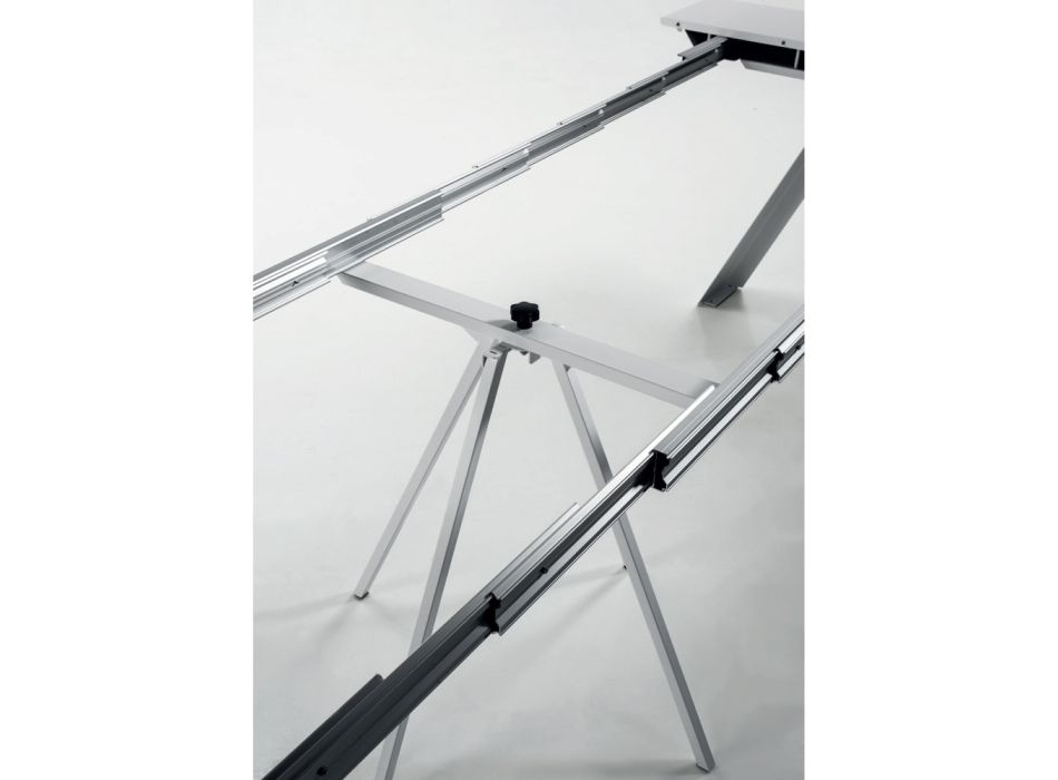 Mesa consola extensible hasta 325 cm en laminado Made in Italy - Dálmata Viadurini