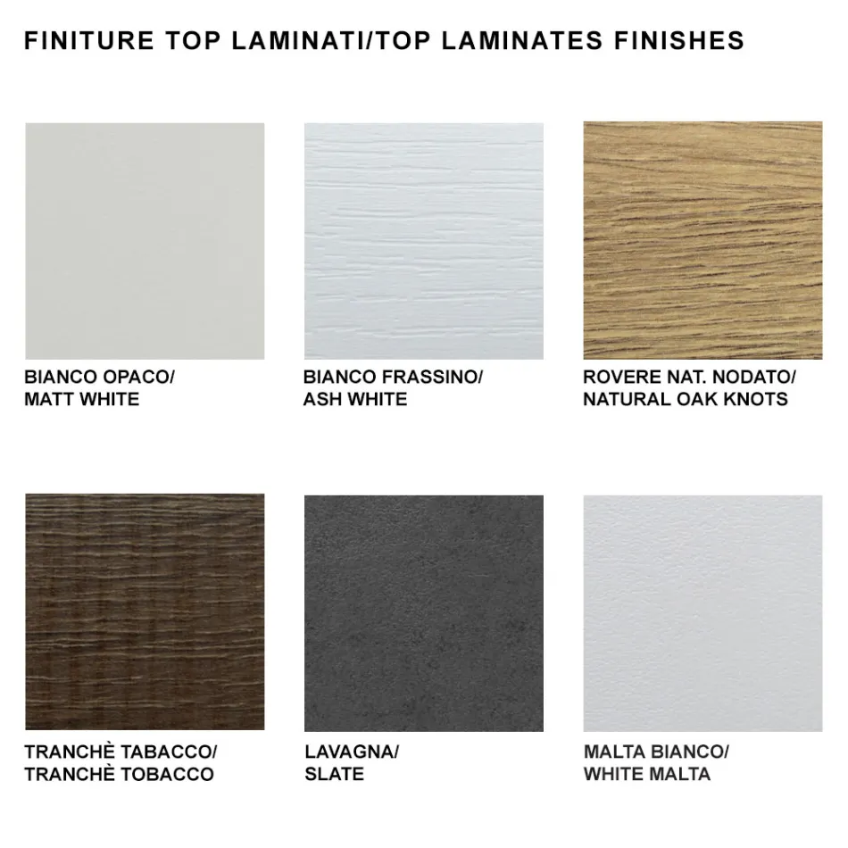 Mesa consola extensible hasta 325 cm en laminado Made in Italy - Dálmata Viadurini