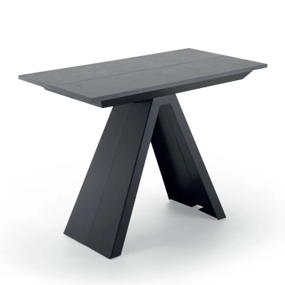 Mesa consola extensible hasta 325 cm en laminado Made in Italy - Dálmata Viadurini