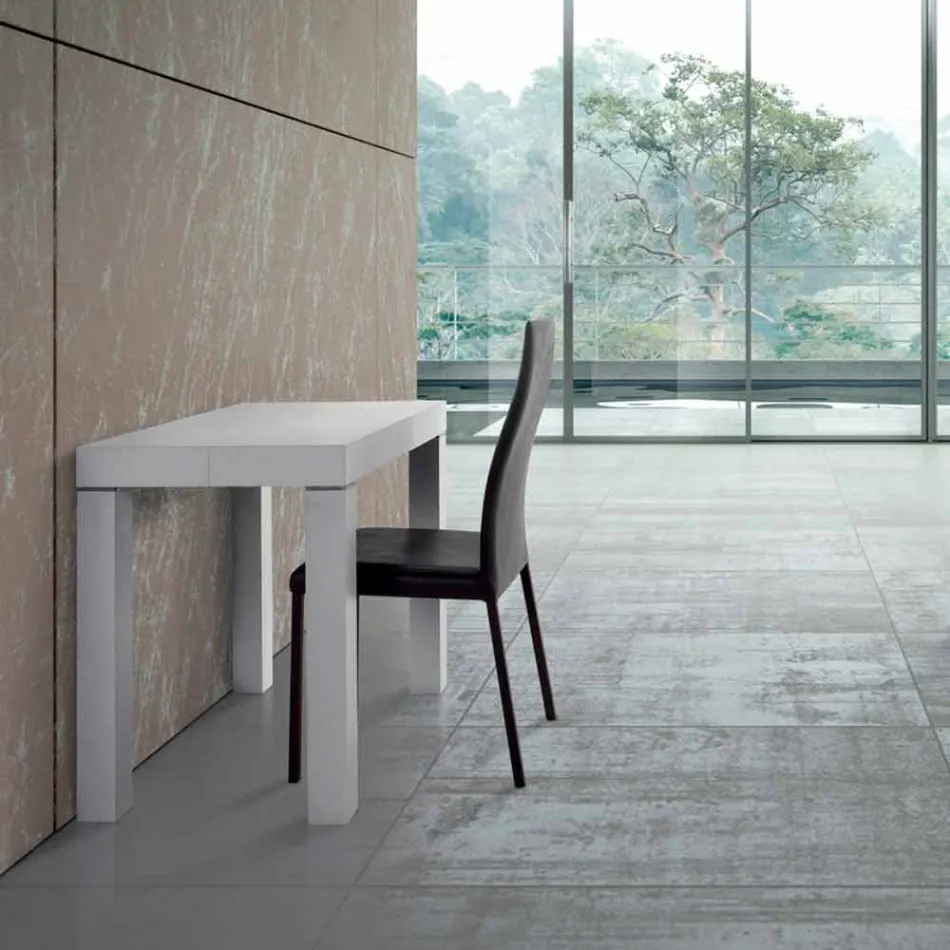 Mesa consola extensible hasta 325 cm en laminado Made in Italy - Gordito Viadurini