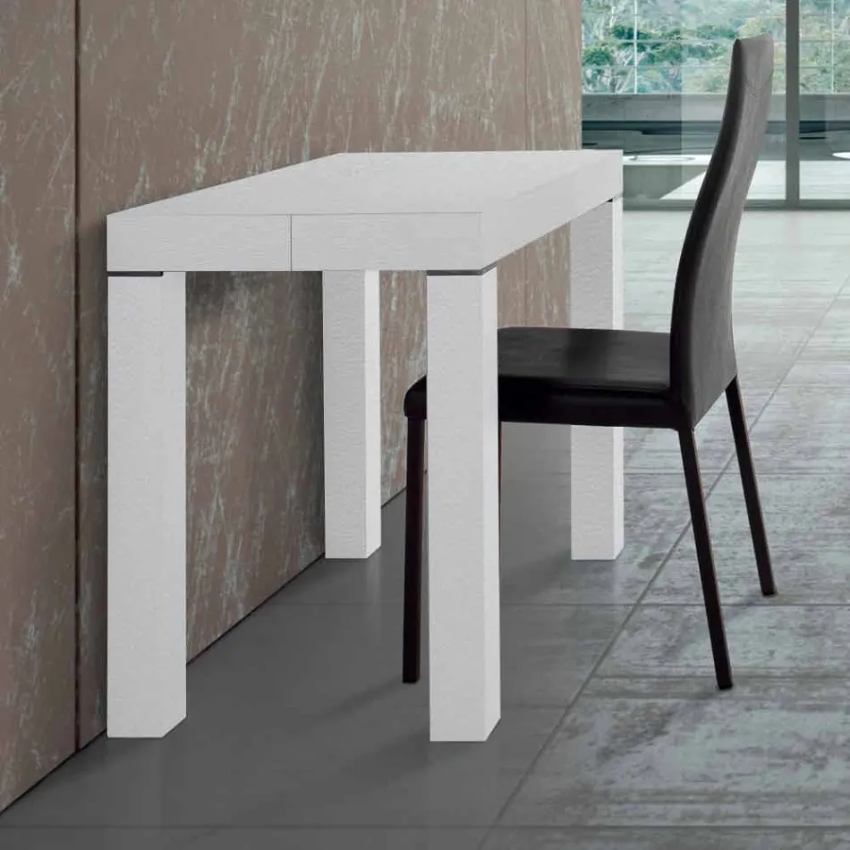 Mesa consola extensible hasta 325 cm en laminado Made in Italy - Gordito Viadurini