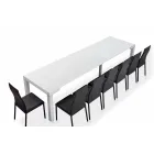 Mesa consola extensible hasta 325 cm en laminado Made in Italy - Gordito Viadurini