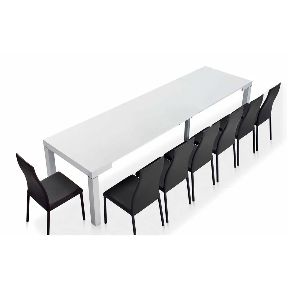 Mesa consola extensible hasta 325 cm en laminado Made in Italy - Gordito Viadurini