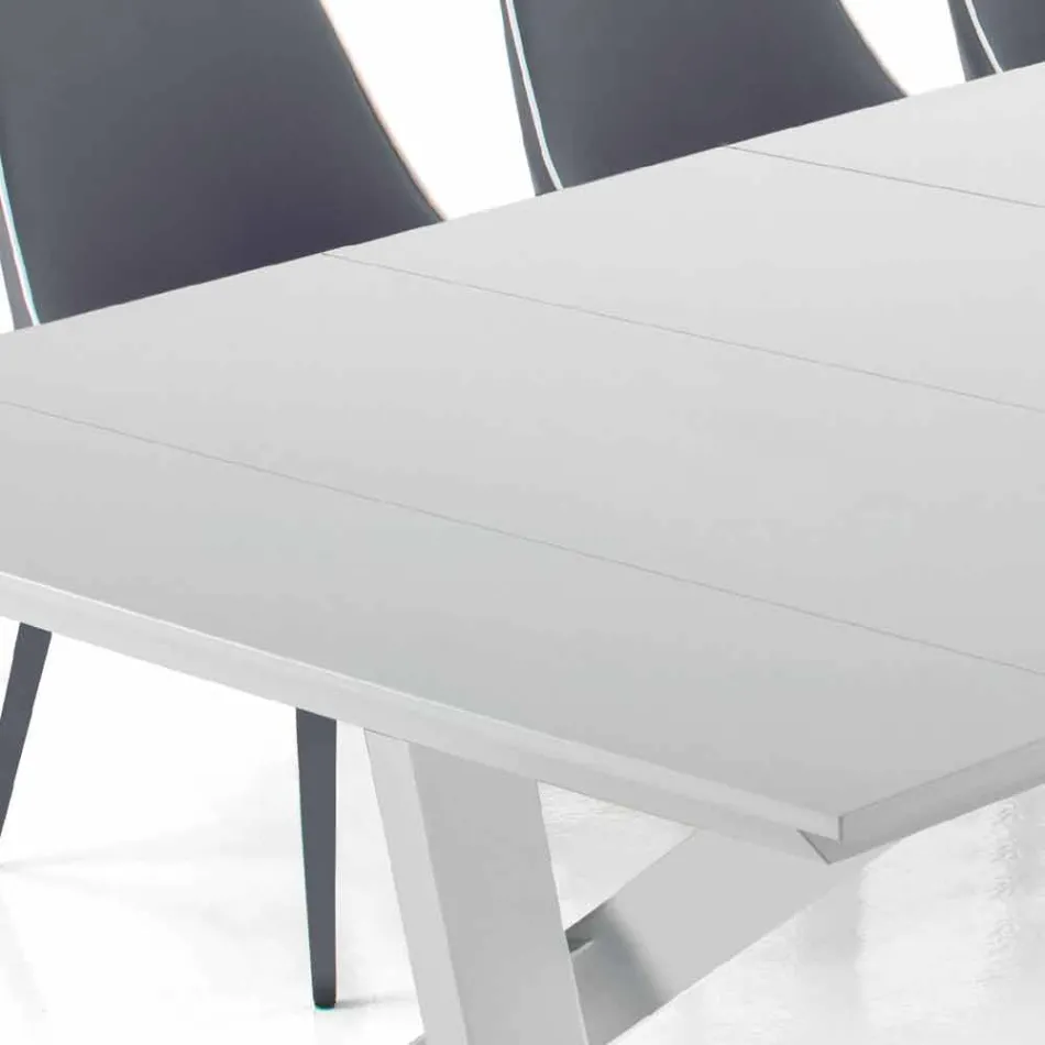 Mesa consola extensible hasta 325 cm en melamina Made in Italy - Settimmio Viadurini