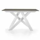 Mesa consola extensible hasta 325 cm en melamina Made in Italy - Settimmio Viadurini