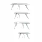 Mesa consola extensible hasta 325 cm en melamina Made in Italy - Settimmio Viadurini