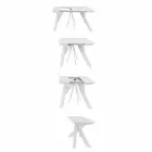 Mesa consola extensible hasta 325 cm en melamina Made in Italy - Settimmio Viadurini