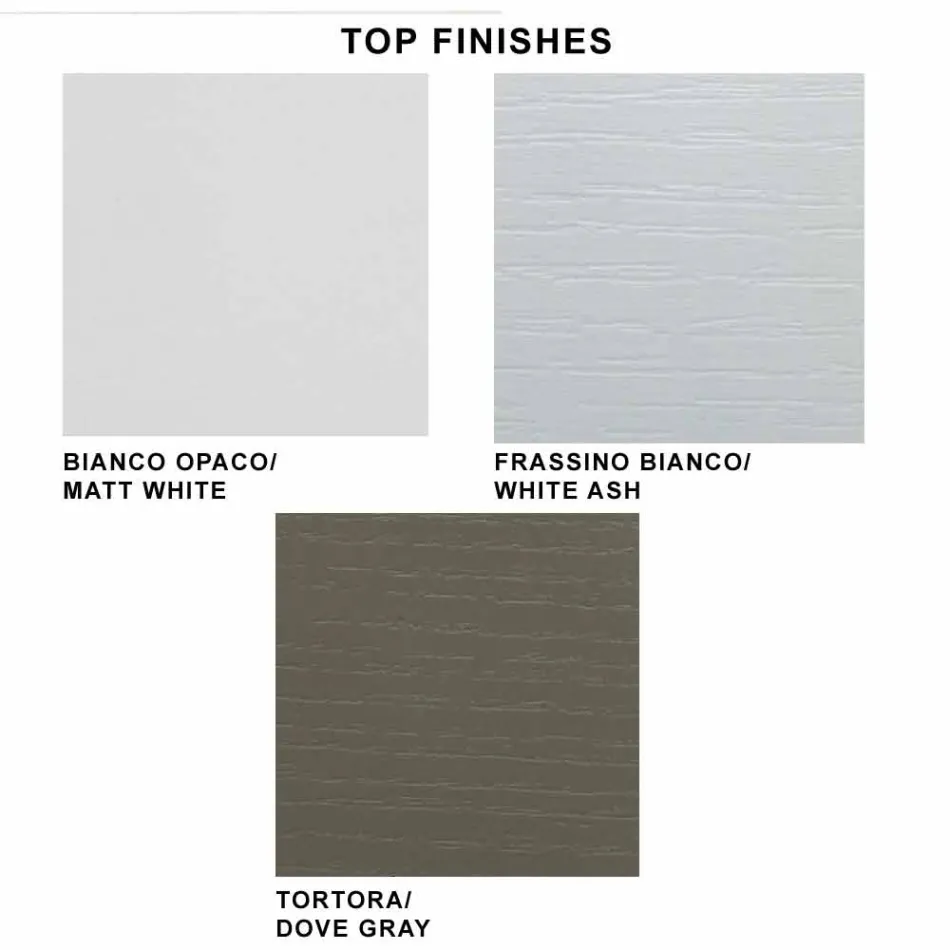 Mesa consola extensible hasta 325 cm en melamina Made in Italy - Settimmio Viadurini