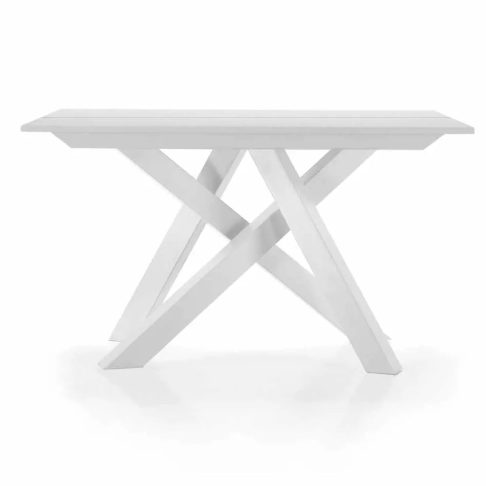 Mesa consola extensible hasta 325 cm en melamina Made in Italy - Settimmio Viadurini